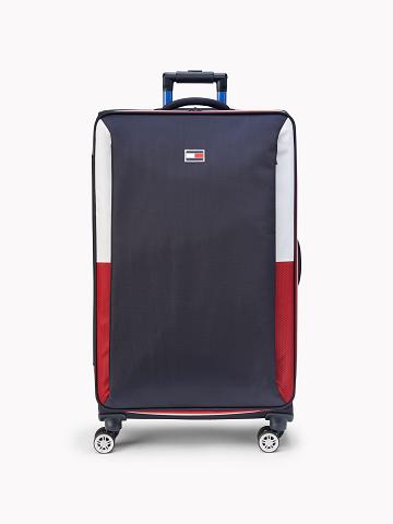 Férfi Tommy Hilfiger 28" Soft Case Luggage Táska Sötétkék | HU 1477XYU